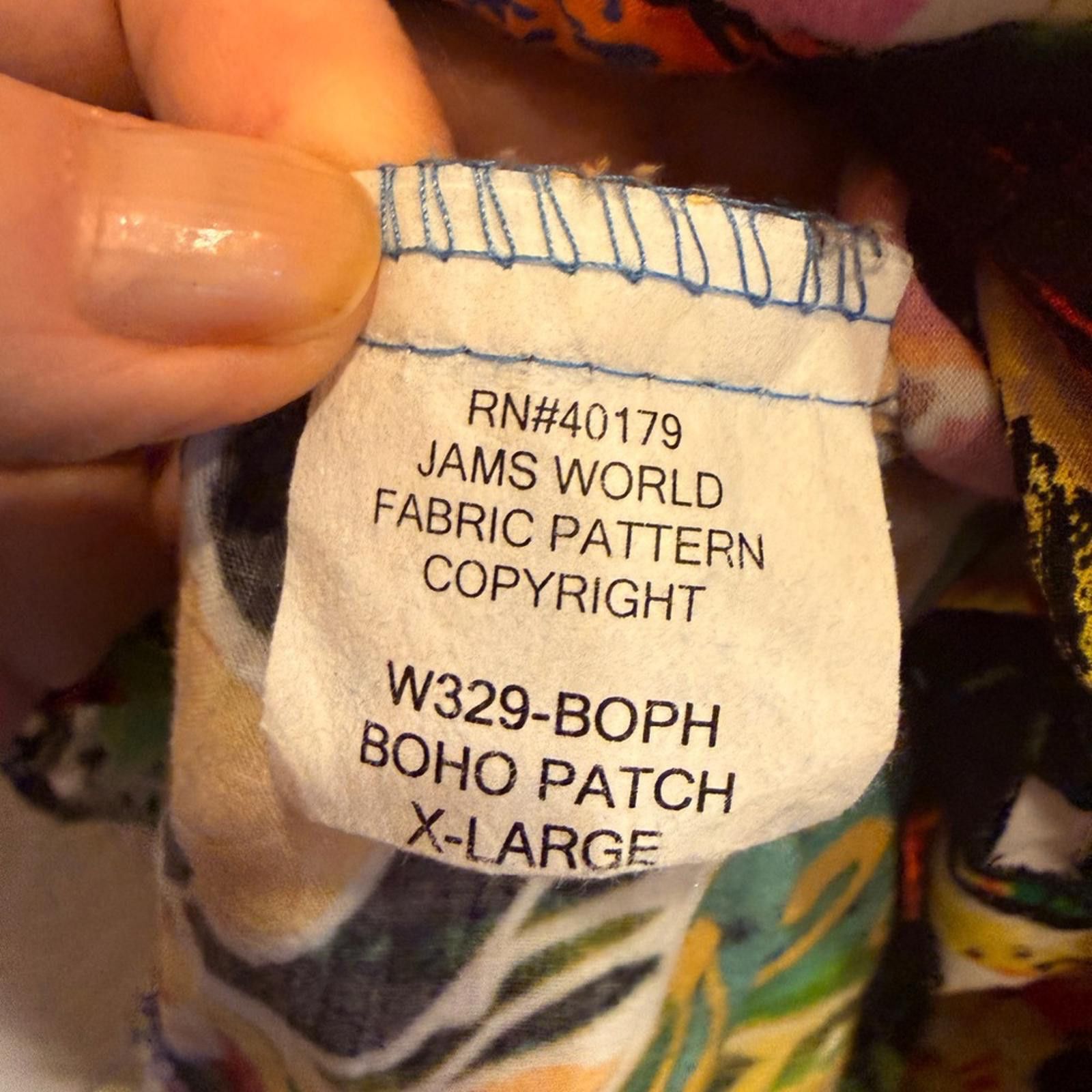 Jams World Jams World Vintage Hattie Babydoll Boho Patch Mini Dress Size XL / US 12-14 / IT 48-50 - 8 Thumbnail