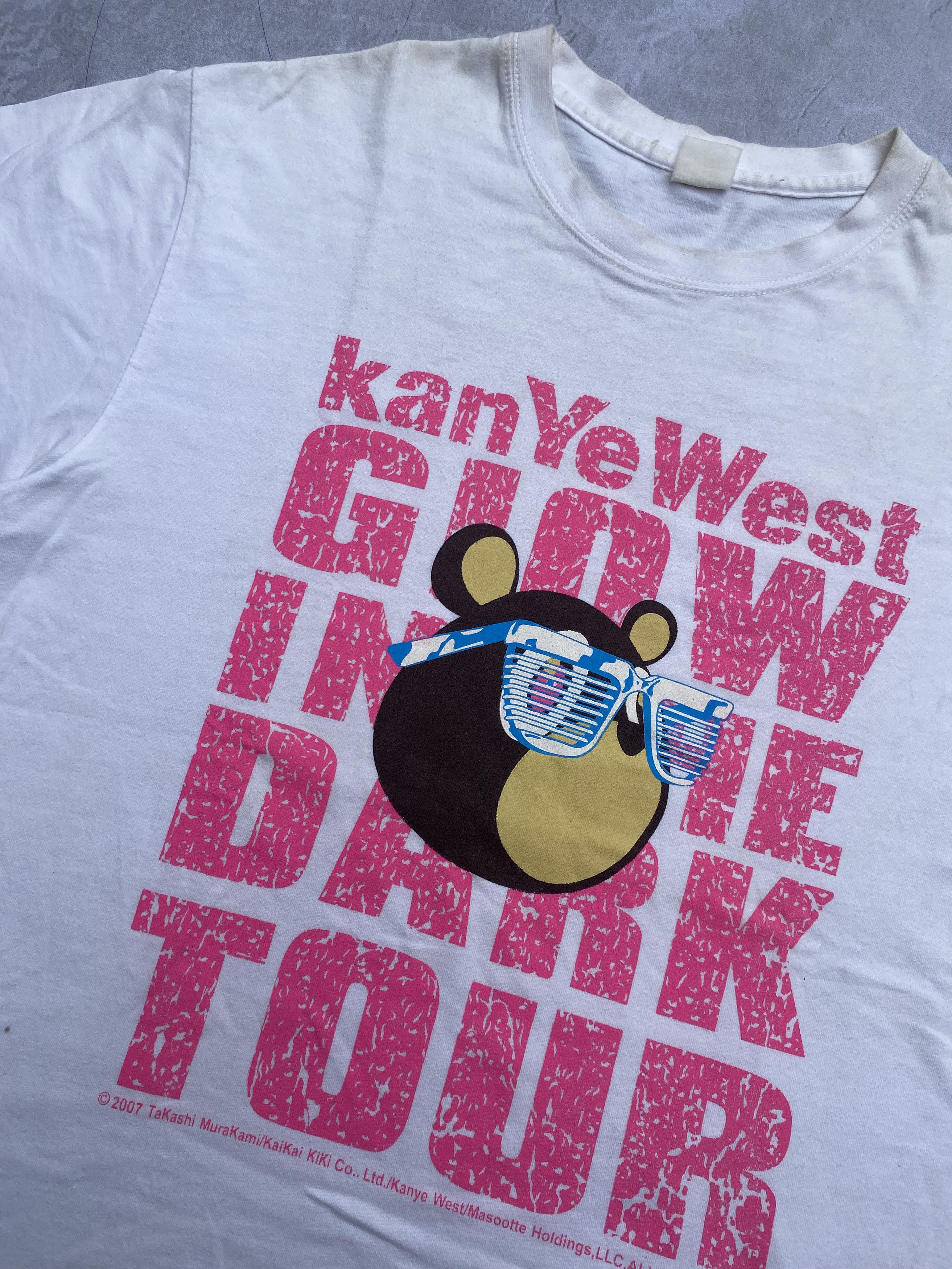 Band Tees × Kanye West × Vintage Kanye West X Takashi Murakami Glow In The Dark Tour Size US L / EU 52-54 / 3 - 2 Thumbnail