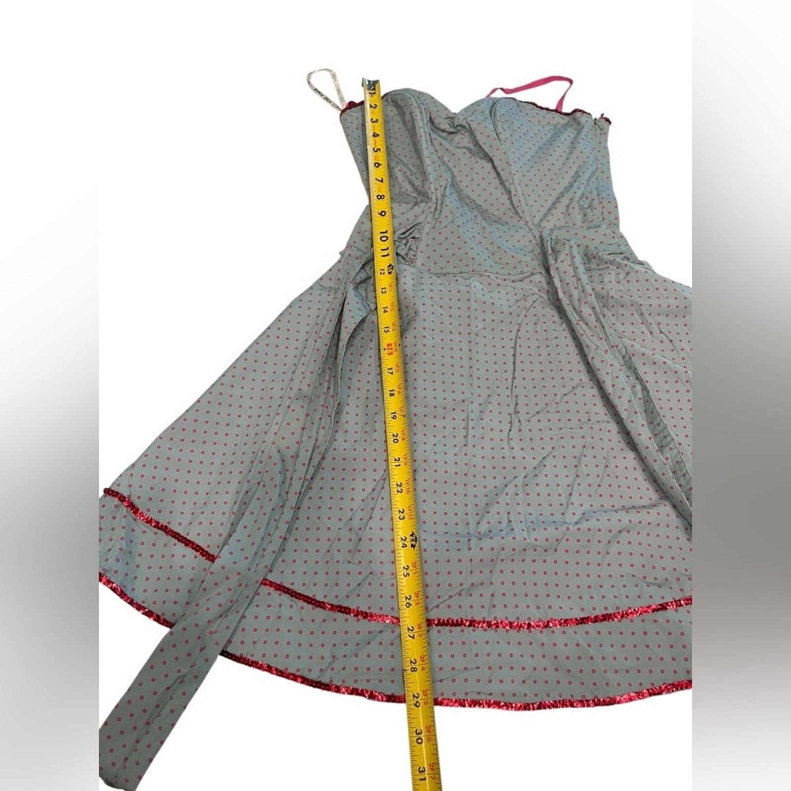 Betsey Johnson VTG Betsey Johnson NY Polka Dot Sequin Retro Pinup Dress Size M / US 6-8 / IT 42-44 - 8 Thumbnail