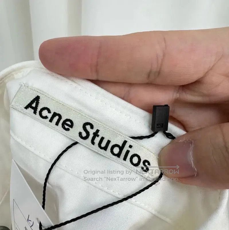 Acne Studios Acne Studios Stylish White Sleeveless Shirt. Size US XXS / EU 40 - 5 Thumbnail