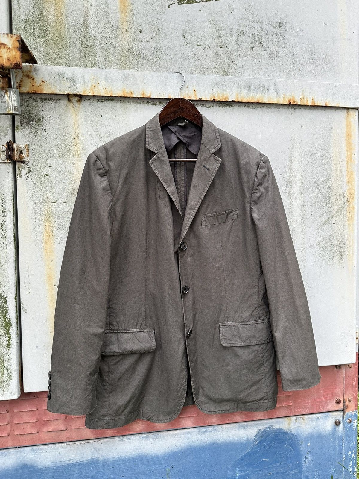 Burberry 👹Burberry Black Label Faded Blazer Jacket Size US M / EU 48-50 / 2 - 3 Thumbnail