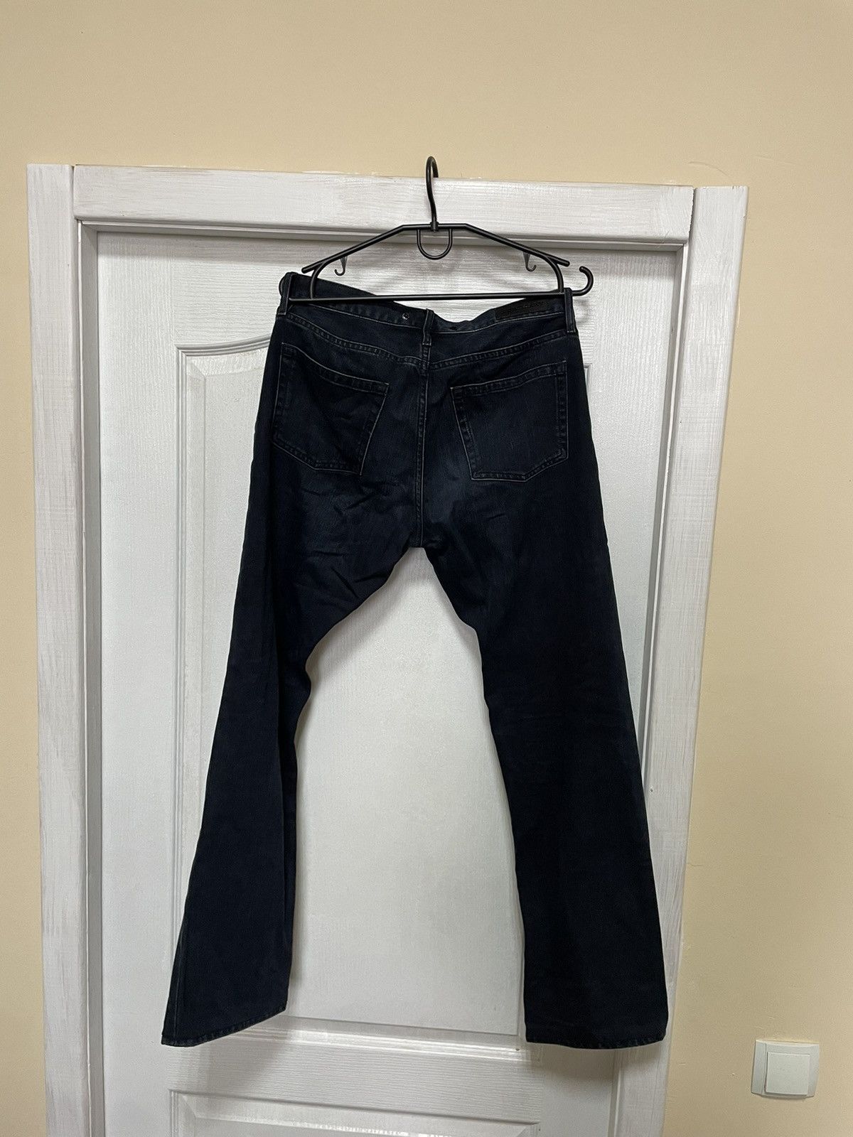 Burberry × Japanese Brand Burberry black Denim Jeans Pants old money brit nova check Size US 33 - 1 Thumbnail