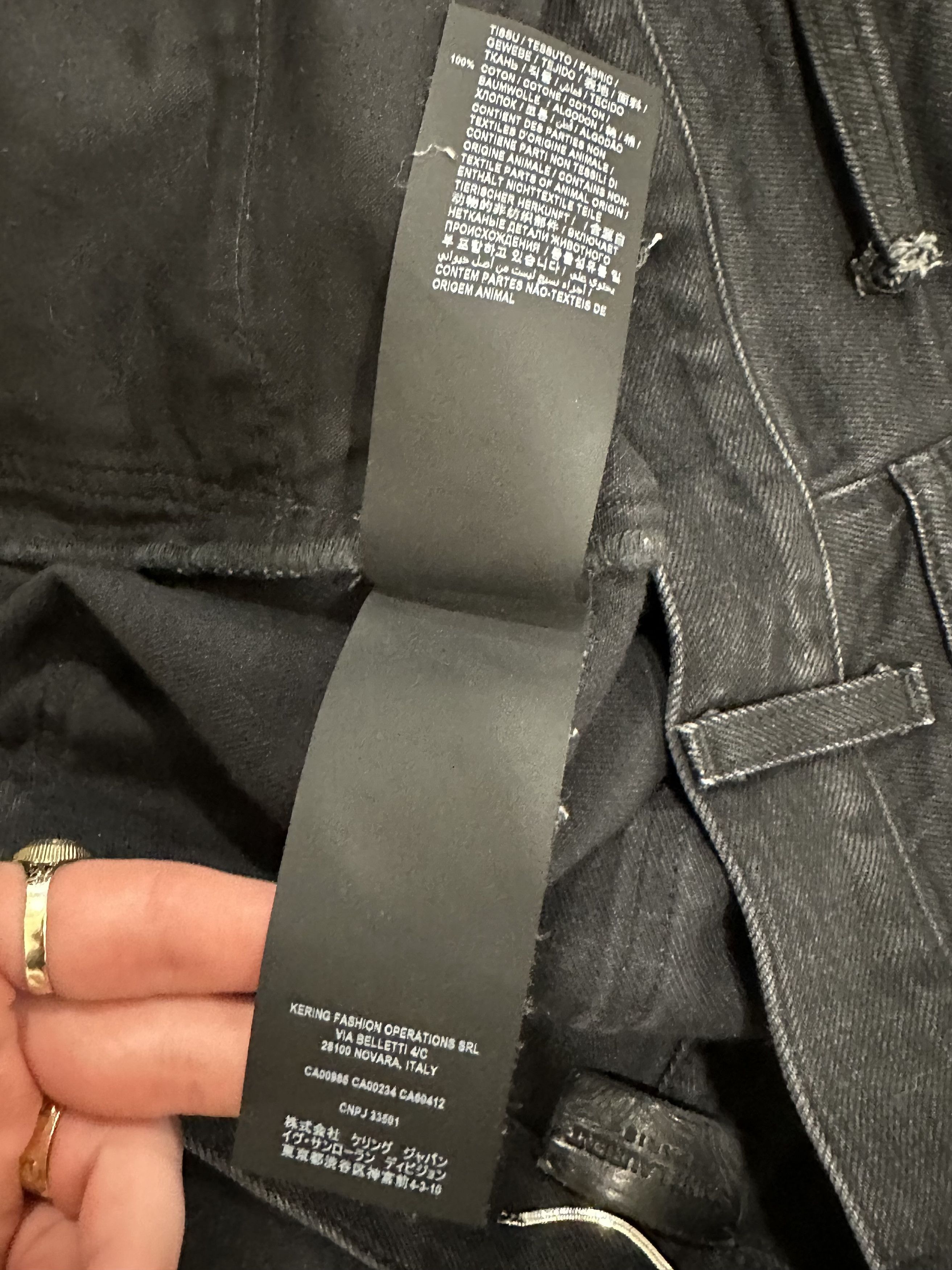 Saint Laurent Paris Saint Laurent SS20 Waxy Denim Size US 34 / EU 50 - 7 Thumbnail