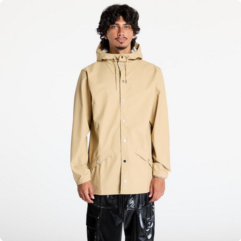 Rains Rains Waterproof Hooded Rain Jacket Dune Size L NWT Size L / US 10 / IT 46 - 2 Thumbnail