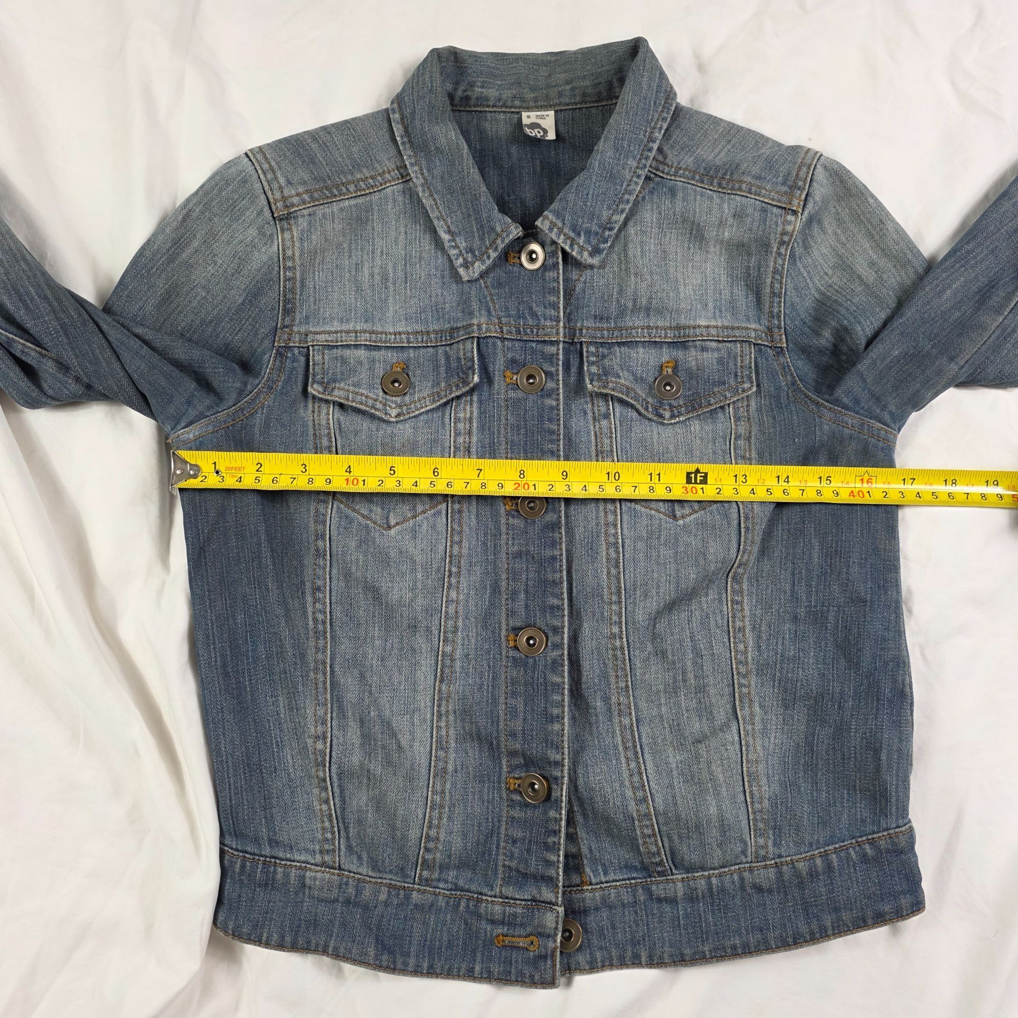BP. Bp Denim Jacket Womens Size Small Blue Button Down Fitted Ca Size S / US 4 / IT 40 - 4 Thumbnail