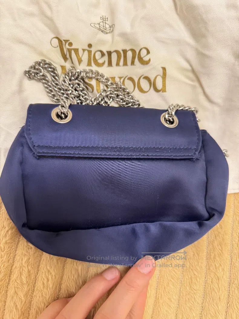 Vivienne Westwood Vivienne Westwood size os Satin small bag embroidered Satur Size ONE SIZE - 4 Thumbnail