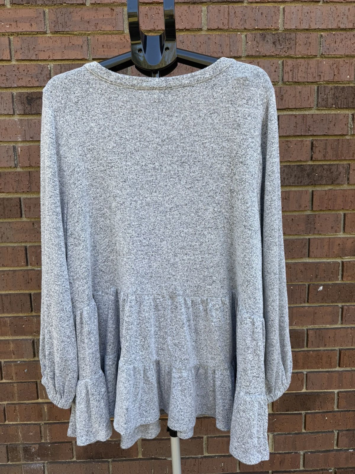 Other Lane Bryant Tiered Babydoll Top Scoop Neck Long Sleeve 22/24 Size 3XL / US 20-22 - 5 Thumbnail