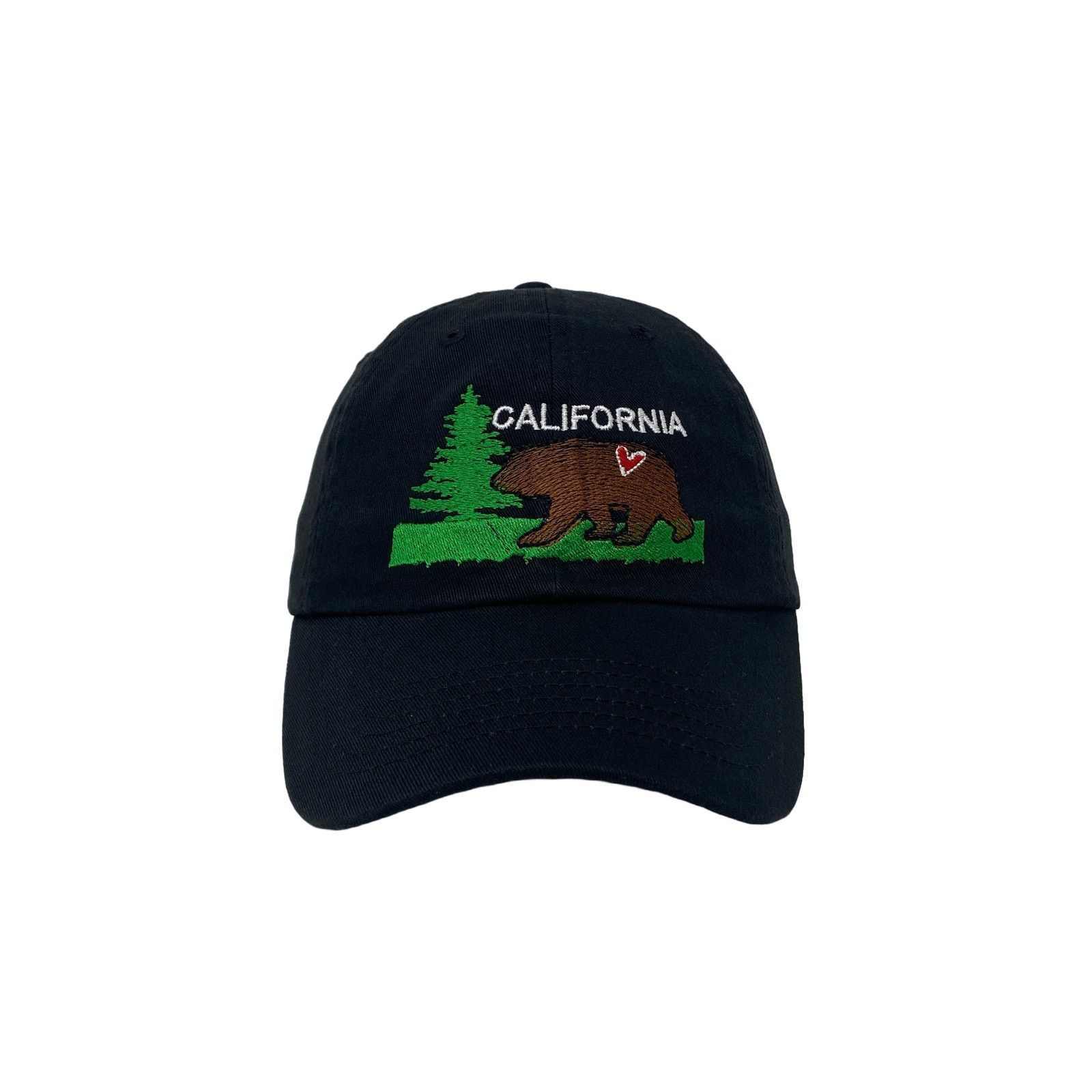 Other California Brown Bear Heart Tree Nature Wildlife Dad Hat Size ONE SIZE - 2 Thumbnail