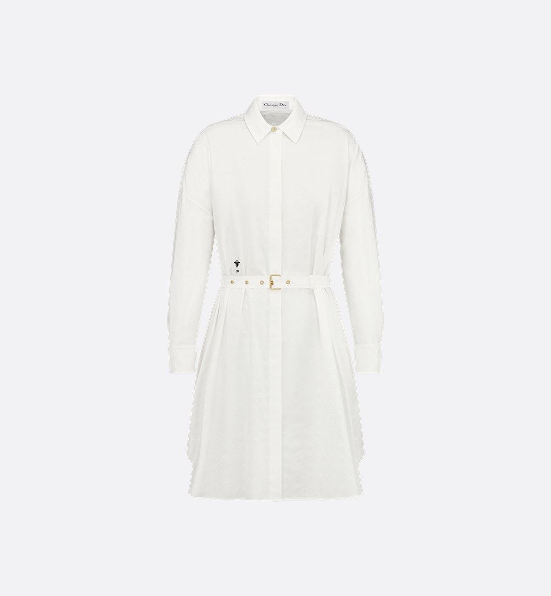 Dior Dior Chemisier Macrocannage Dress With Belt tag size 38 Women - USA Duties Paid Size S / US 4 / IT 40 - 1 Thumbnail