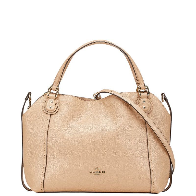 Coach Coach EDIE Leather 2way Bag Leather Shoulder Bag 57124 DUTY