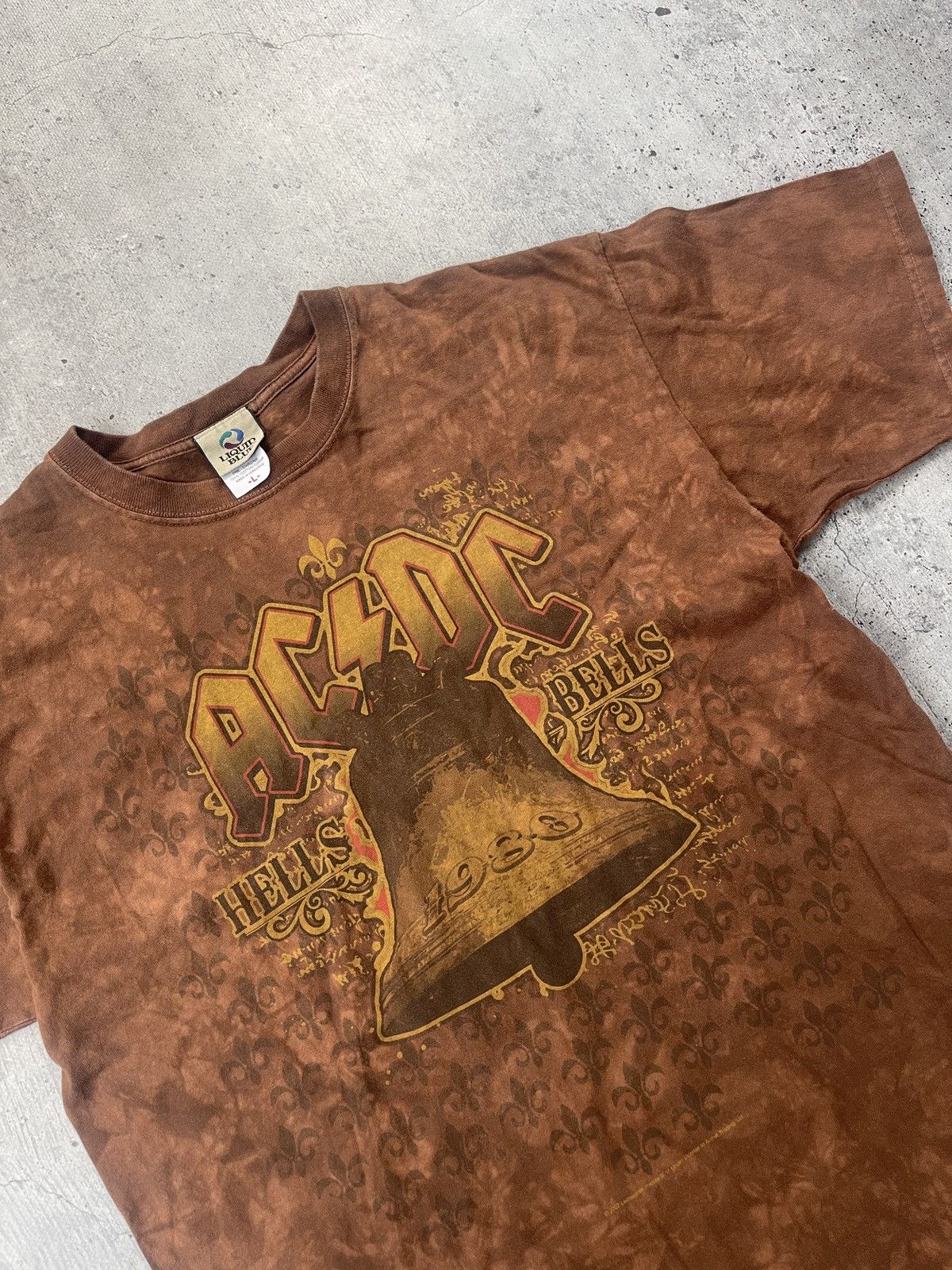 Band Tees × Vintage Vintage 2007 Rock band ACDC plug me in shirt Liquid Blue Size US L / EU 52-54 / 3 - 3 Thumbnail