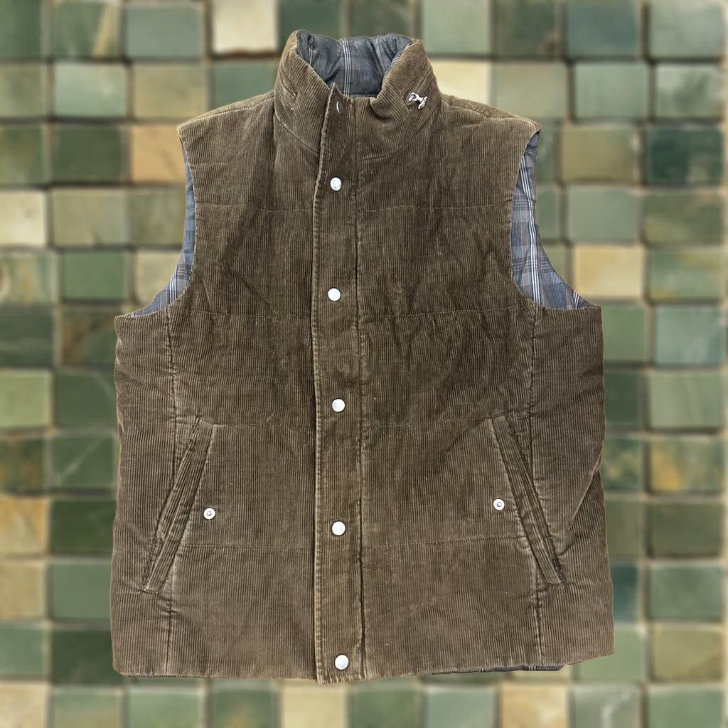Vintage VINTAGE Superman Jacket Best Corduroy Plaid Reversible Medium Brown Mens Size US M / EU 48-50 / 2 - 1 Thumbnail