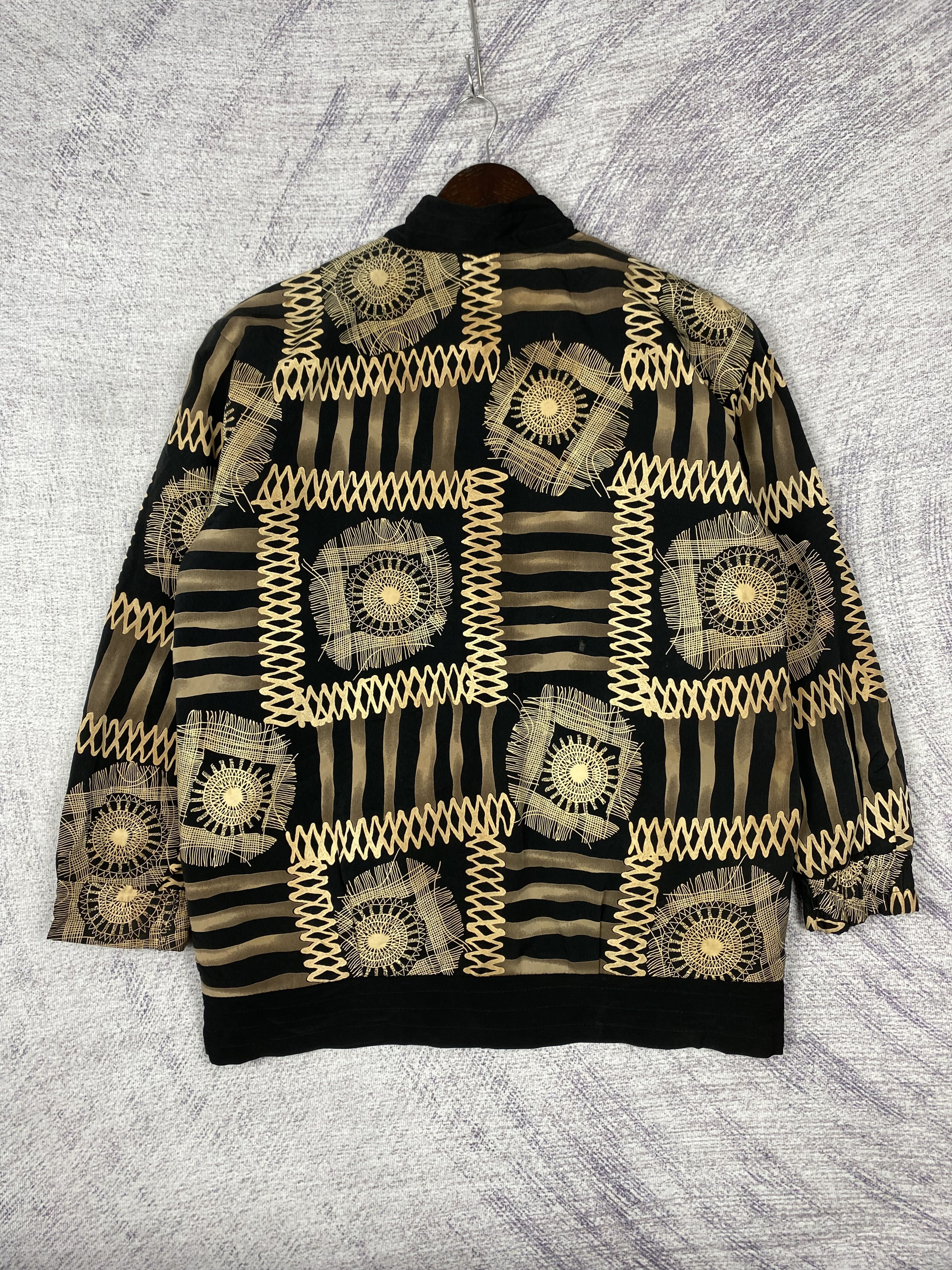 Vintage Japanese Brand Monogram Quilted Lining Jacket