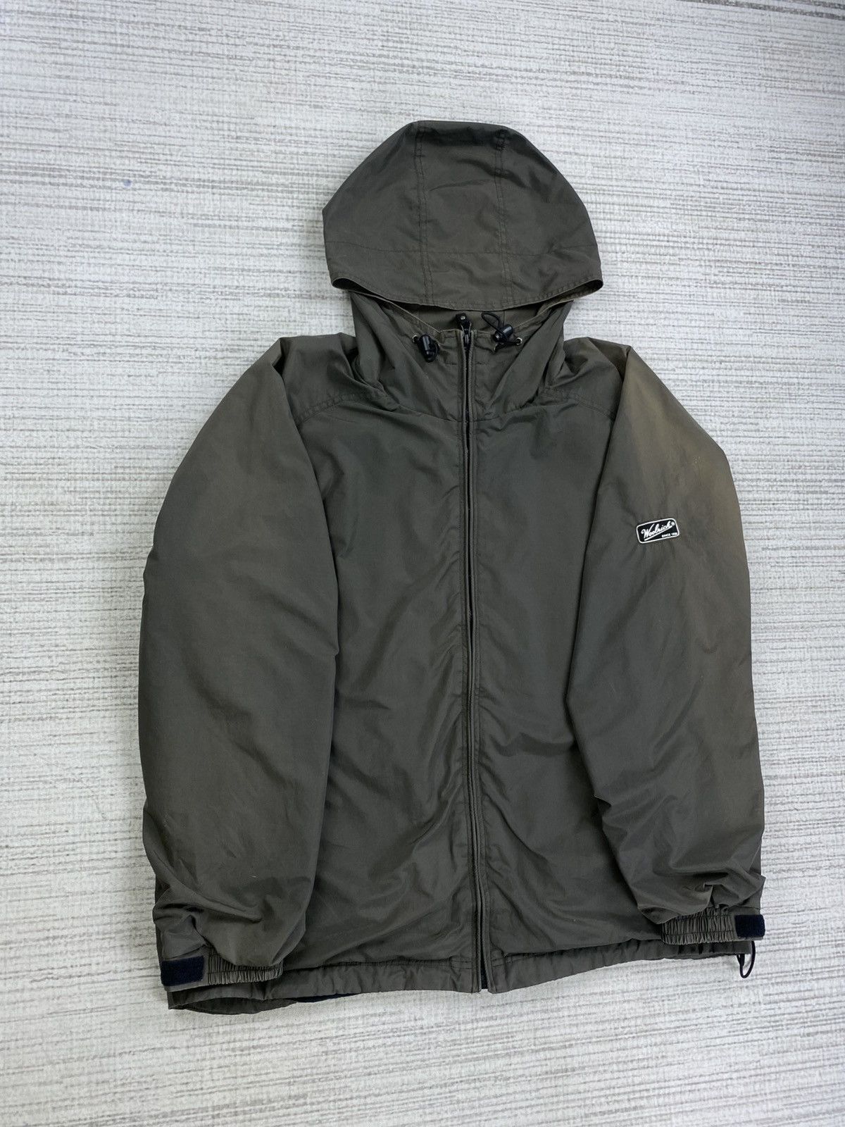 Vintage × Woolrich Woolen Mills Vintage Woolrich Faded Zipper Hoodie Jacket Size US L / EU 52-54 / 3 - 3 Thumbnail