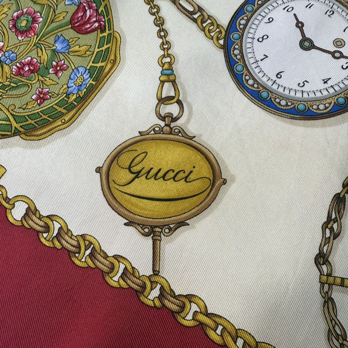 Gucci Gucci Silk Scarf Size ONE SIZE - 2 Thumbnail
