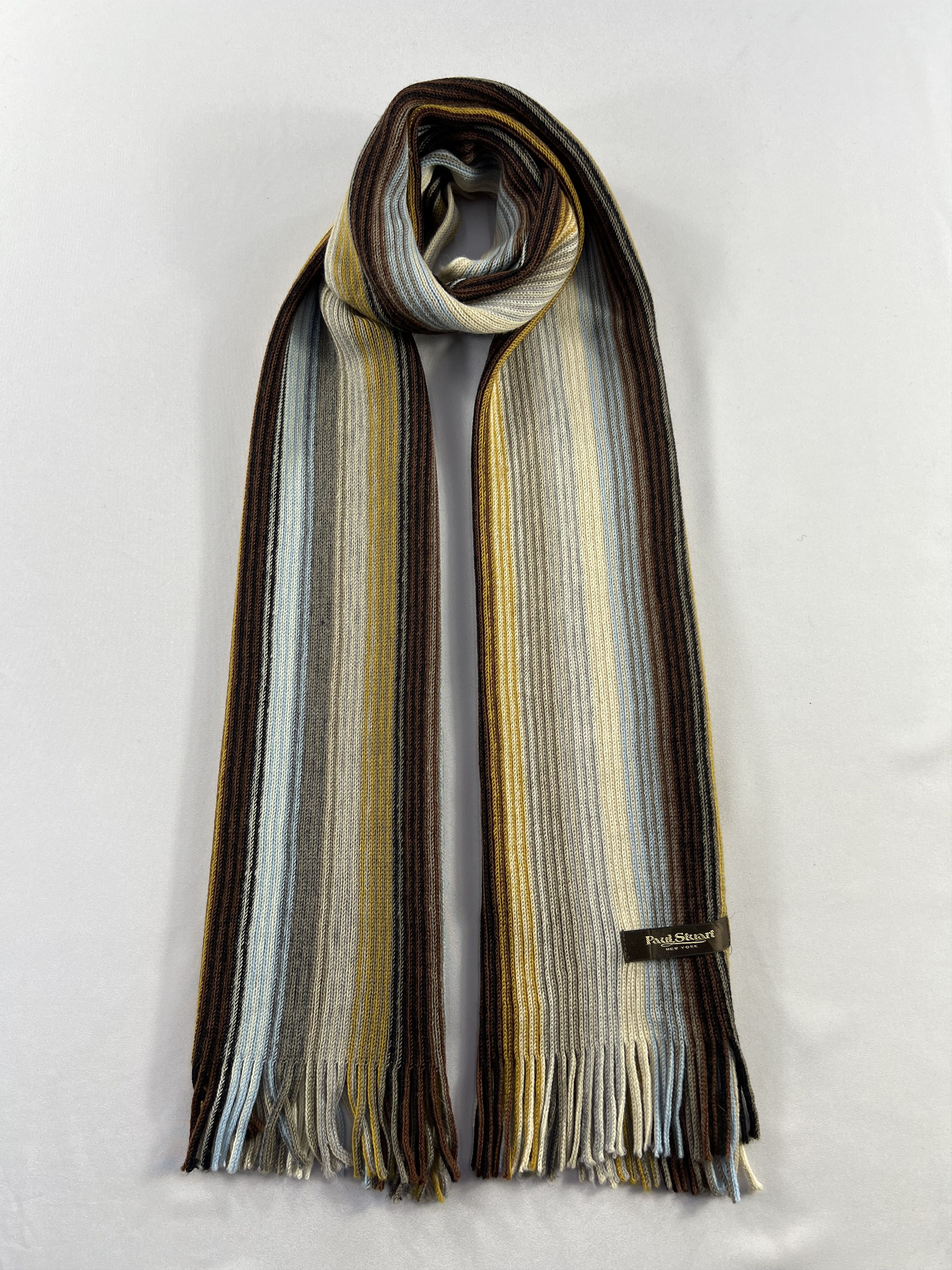 Paul Stuart Paul Stuart Scarf / Muffler / Neckwear P1067 Size ONE SIZE - 1 Thumbnail