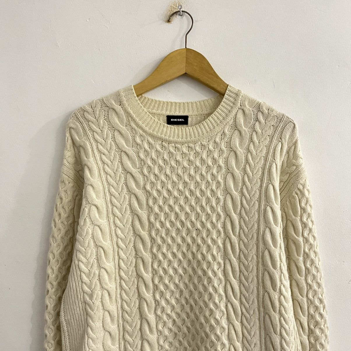 Diesel Diesel Cable Knitted Sweater Size US L / EU 52-54 / 3 - 2 Thumbnail