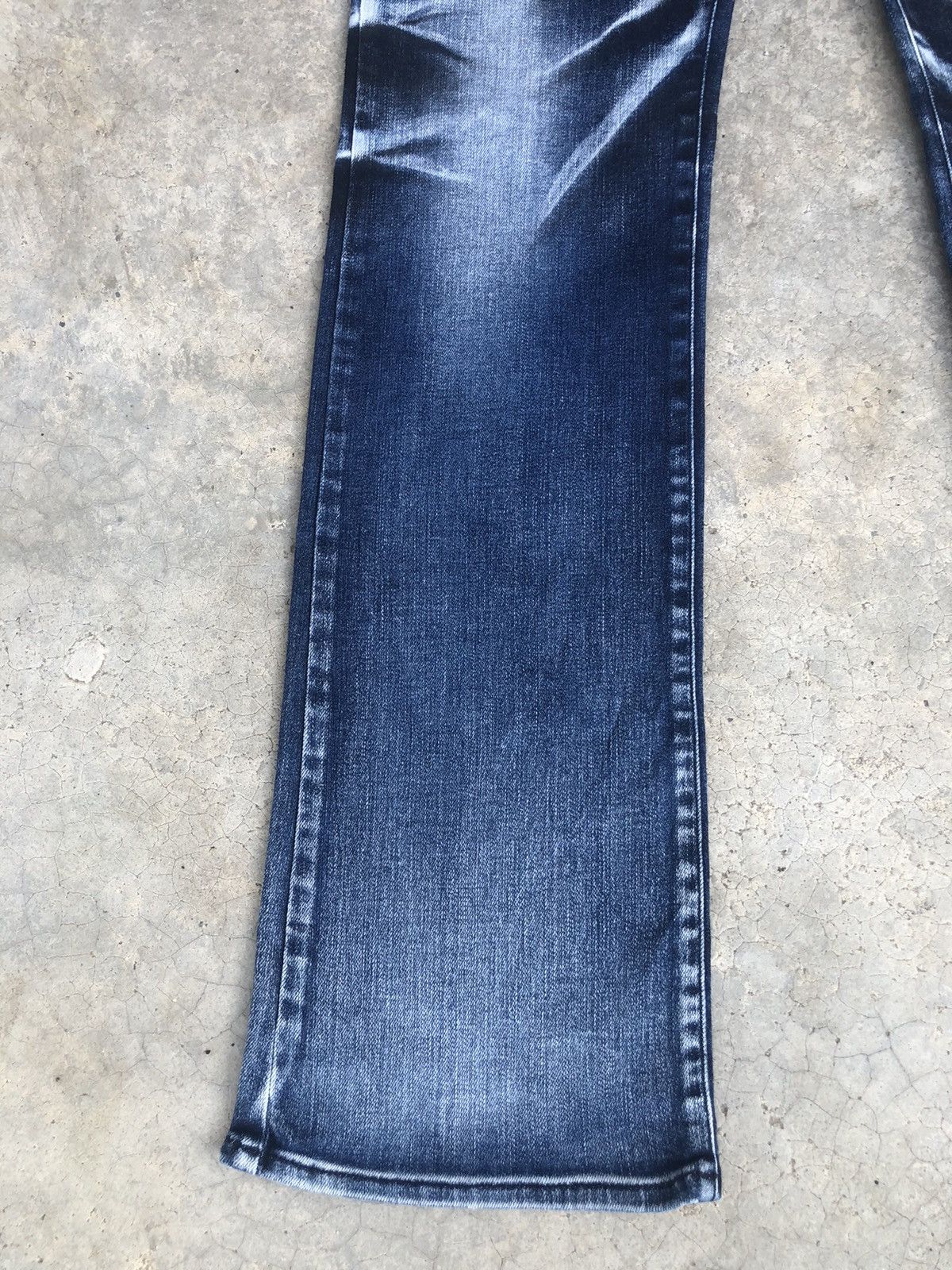 semanticdesign Japanese Semantic Design Flared Jeans Distressed Jeans Size US 31 - 7 Thumbnail