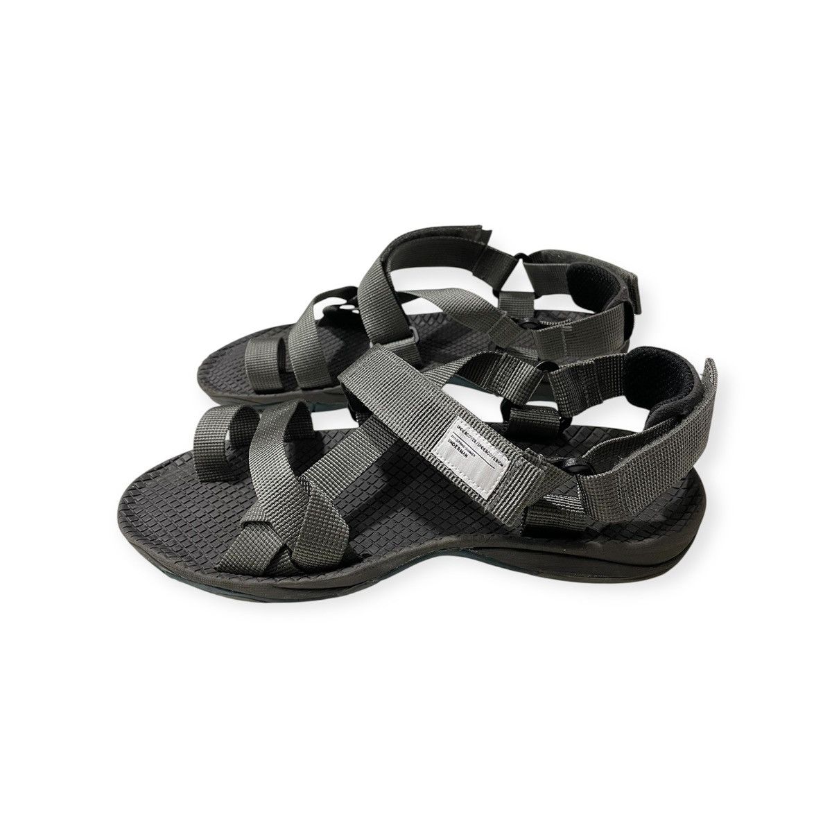 Undercover SS11 Underman Strapped Gray Nylon Sandals Size US 9 / EU 42 - 1 Thumbnail