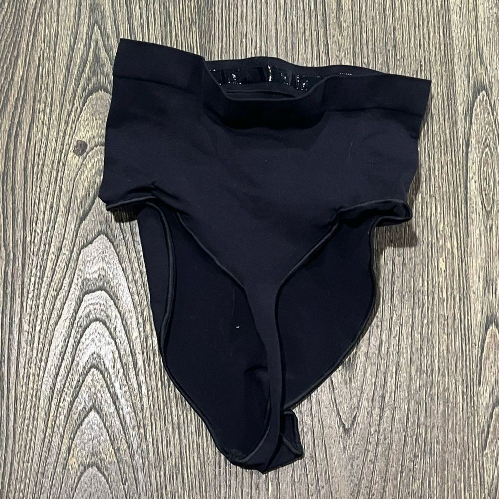 SKIMS NWOT Skims Seamless Sculpt Mid Waist Thong Shapewear Onyx L Size ONE SIZE - 3 Thumbnail