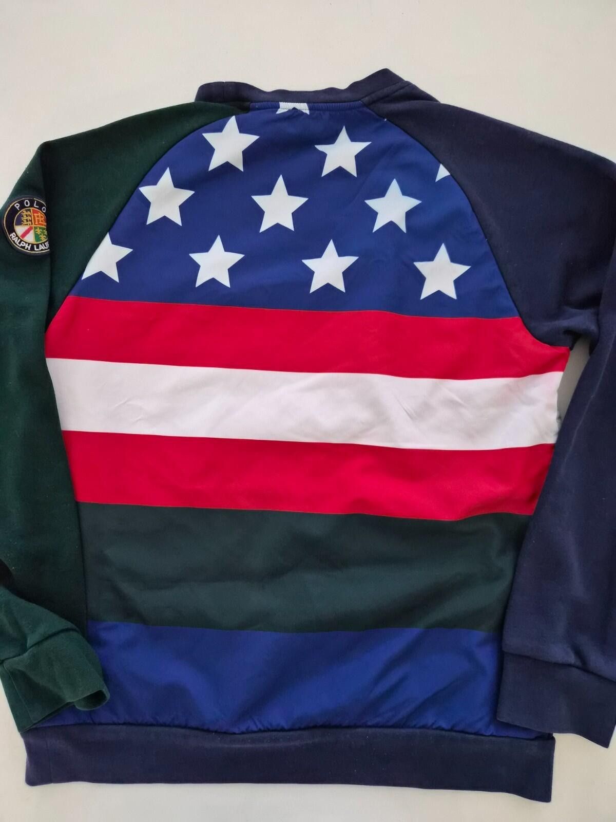 Polo Ralph Lauren Polo Ralph Lauren USA Flag Skier Sweatshirt Mens S Crest Size US S / EU 44-46 / 1 - 4 Thumbnail