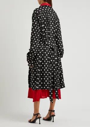 Balenciaga o1y0625 Reversible Midi Dress in Multicolor Size S / US 4 / IT 40 - 4 Thumbnail