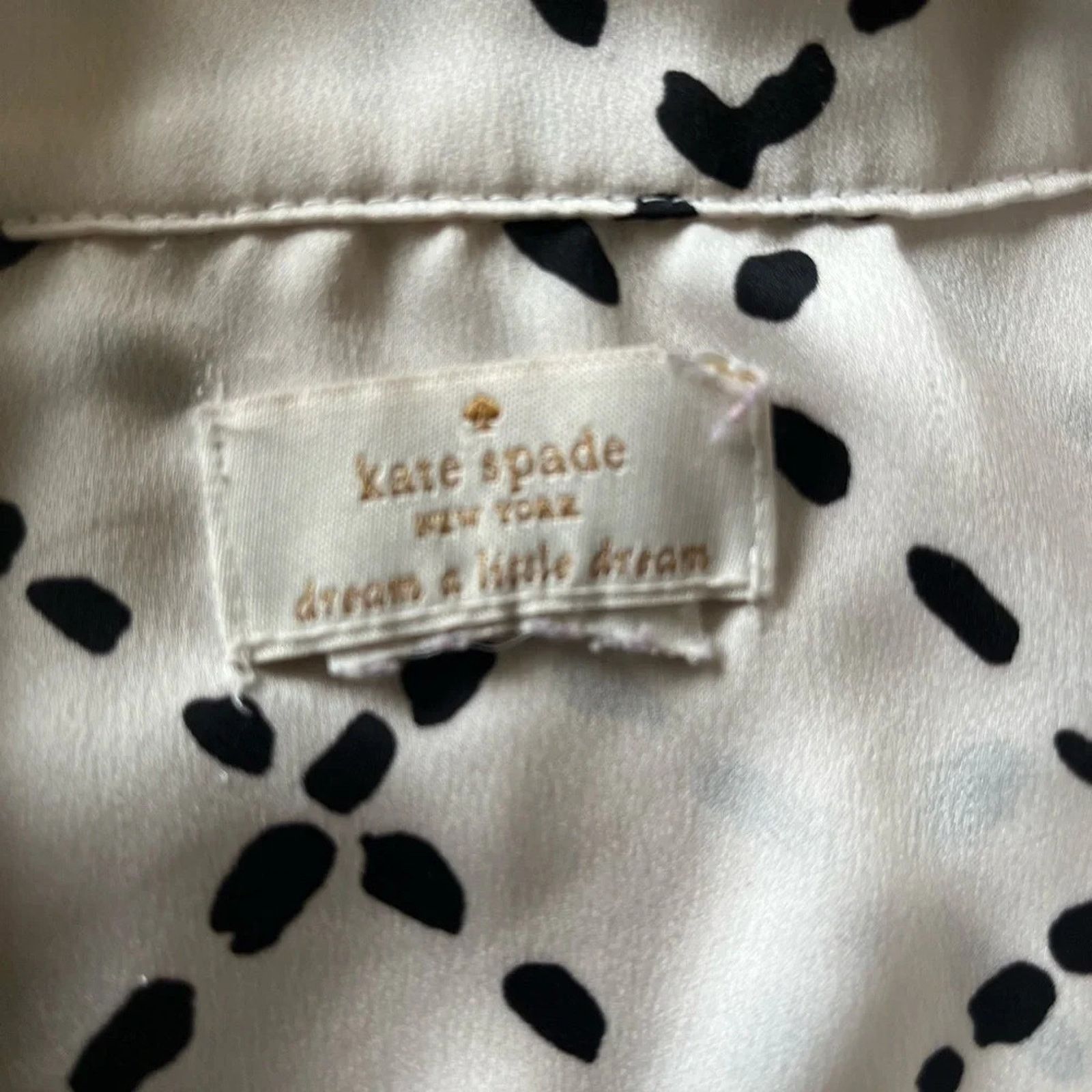 Kate Spade Kate Spade short sleeve pajama top, size XL Size ONE SIZE - 4 Thumbnail