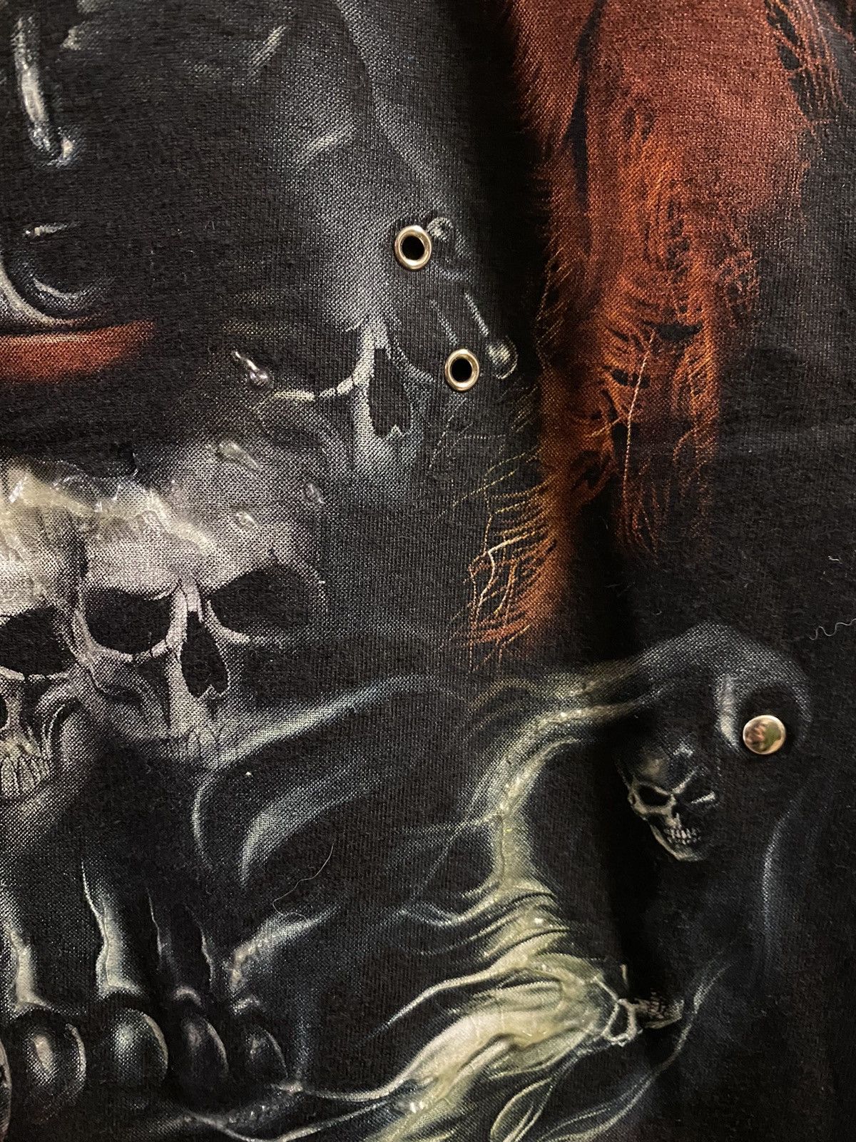 Vintage Rare Vintage T-Shirt Skulls Rock Metal Stripes. Size US S / EU 44-46 / 1 - 5 Thumbnail