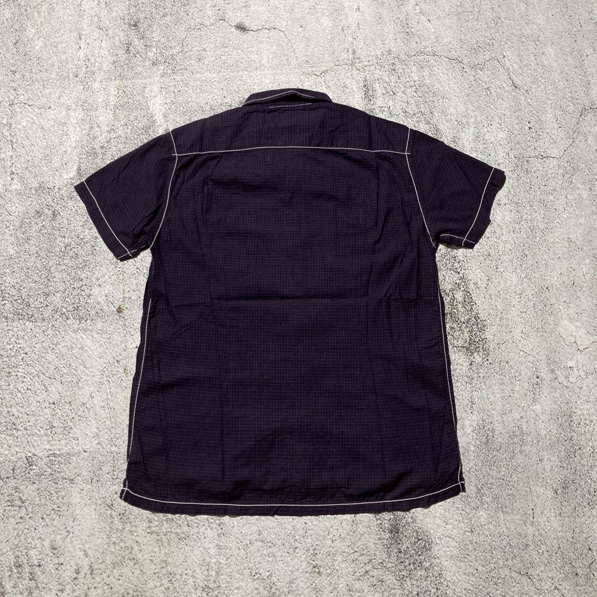 Maison MIHARA YASUHIRO 🇯🇵 Miharayasuhiro Japan Contrast Stitch Plaid Shirt Purple Size US M / EU 48-50 / 2 - 10 Thumbnail