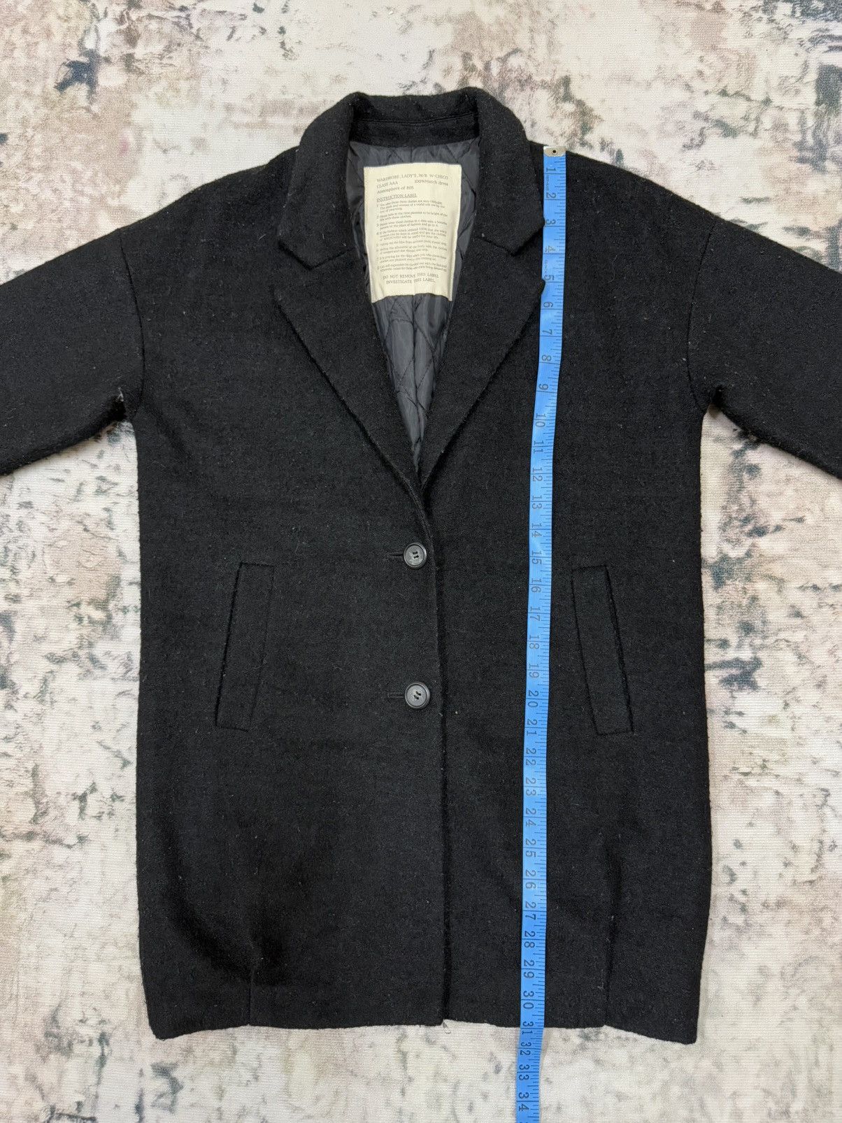 Japanese Brand Wardrobe Lady’s W/R W-Chico Atmosphere of 80s Wool Jacket Size M / US 6-8 / IT 42-44 - 15 Thumbnail