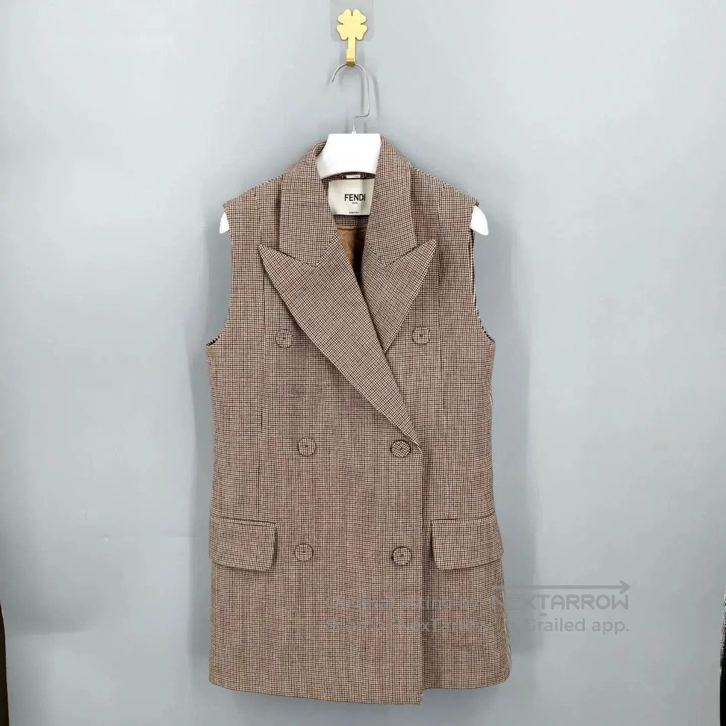 Fendi Fendi Houndstooth Suit Vest and Turtleneck Set. Size S / US 4 / IT 40 - 4 Thumbnail