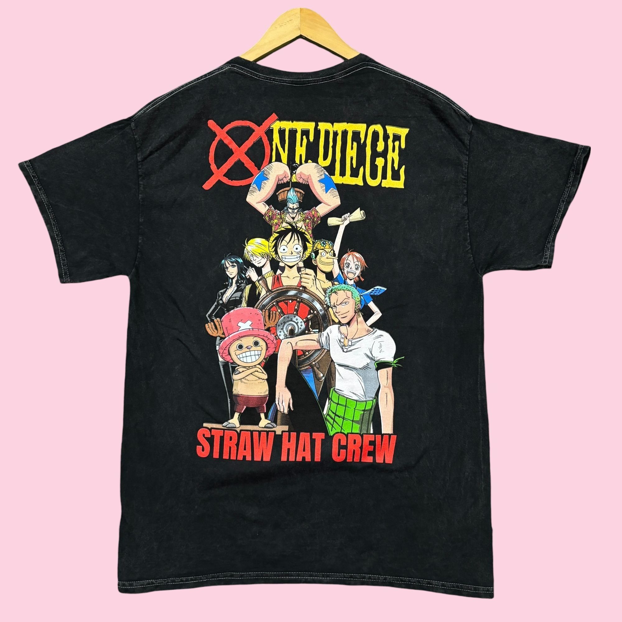 One Piece One Piece Straw Hat Crew anime Poster Mineral Wash Tee L Size US L / EU 52-54 / 3 - 2 Thumbnail