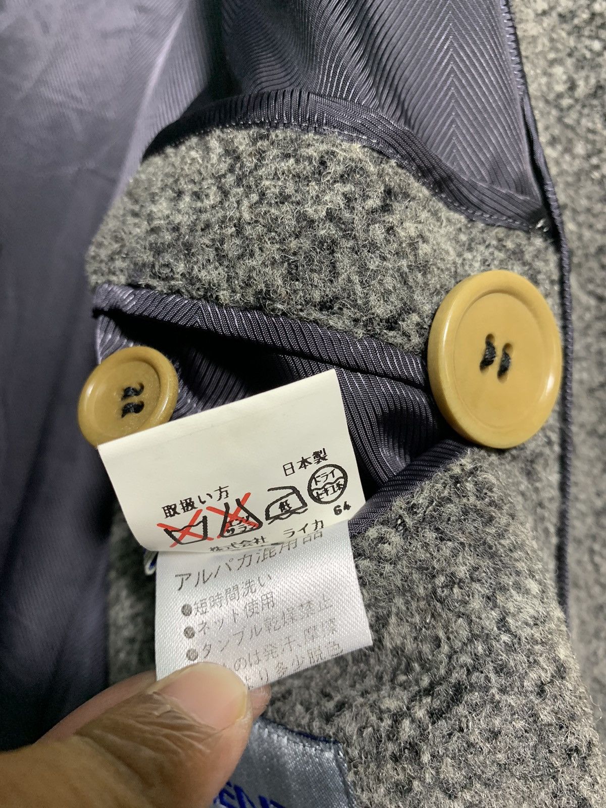 Japanese Brand × Kenzo 🔥KENZO DOUBLE BREAST TRENCH COATS Size US L / EU 52-54 / 3 - 7 Thumbnail