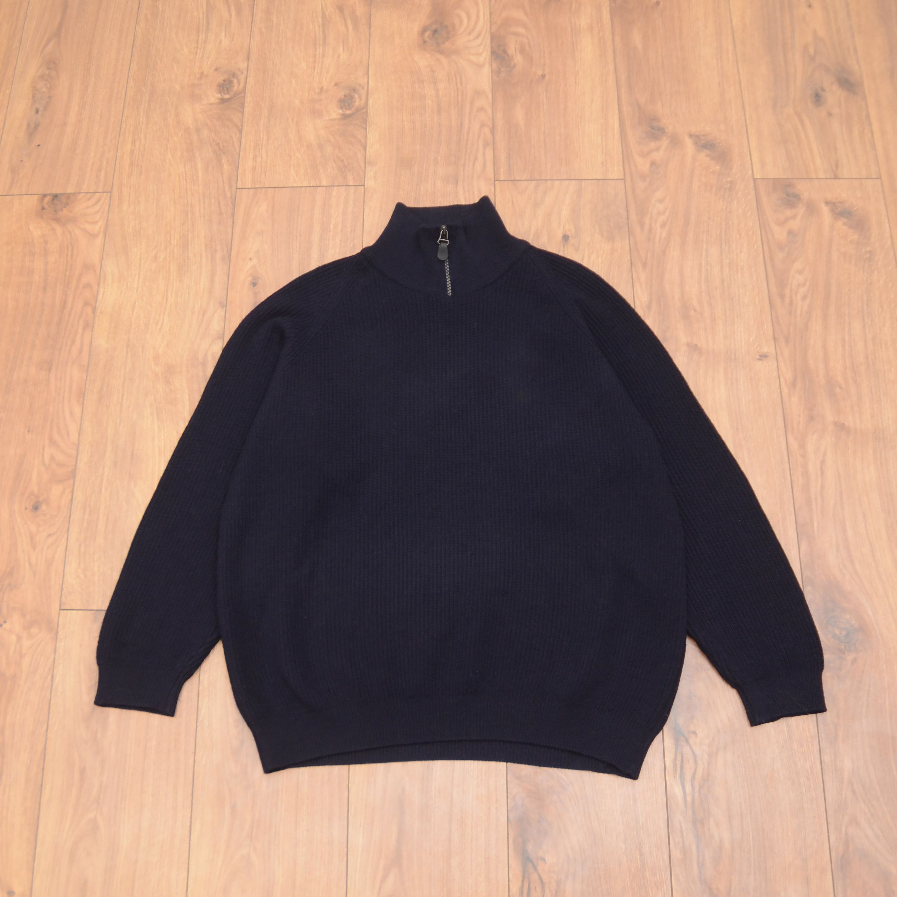 Ermenegildo Zegna Vintage Ermenegildo Zegna Sweater Wool Yachting 1/4 zip Size US XXL / EU 58 / 5 - 2 Thumbnail