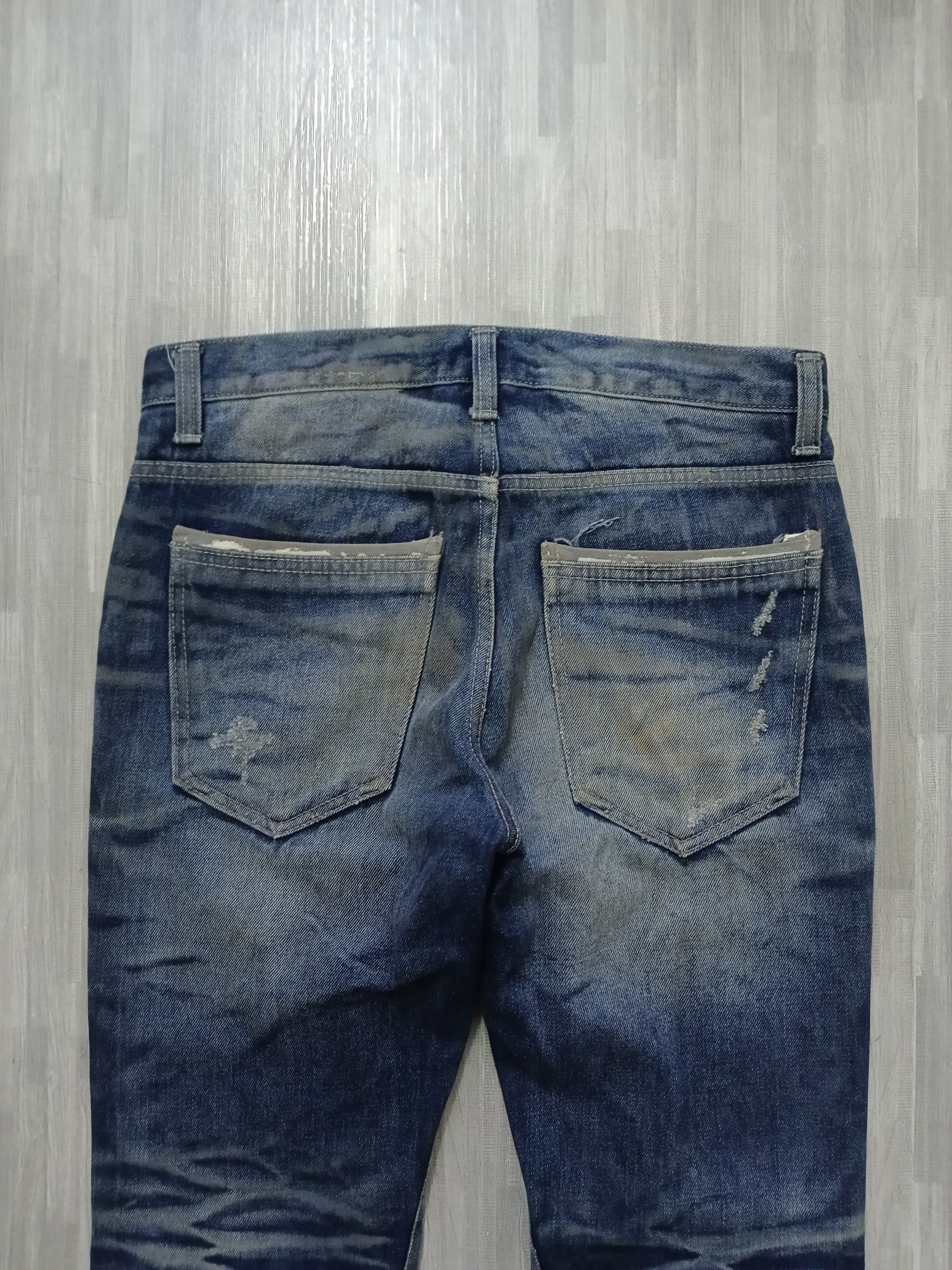 Japanese Brand FLARE SICK OLD ARMY DENIM PANT Size US 30 / EU 46 - 5 Thumbnail