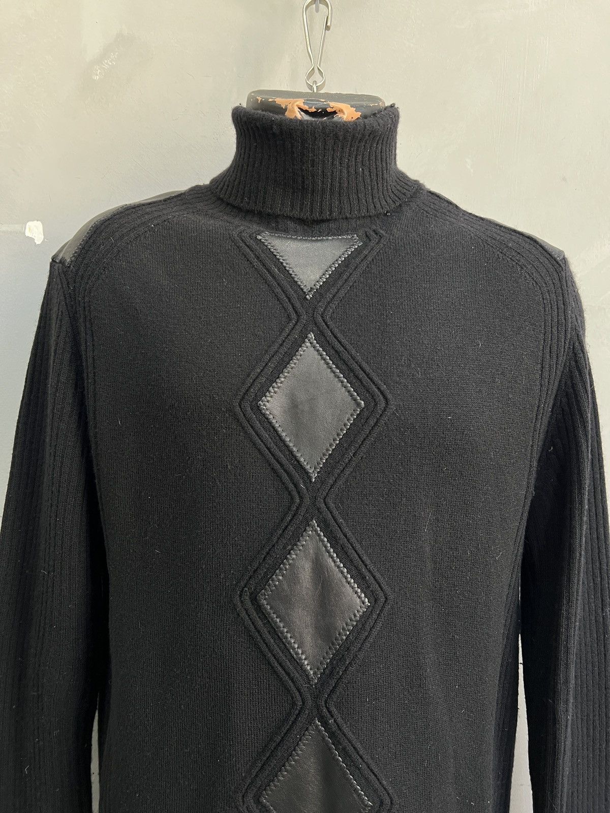 Jean Paul Gaultier Jean Paul Gaultier wool turtle neck abstract sweater y2k Size US L / EU 52-54 / 3 - 2 Thumbnail