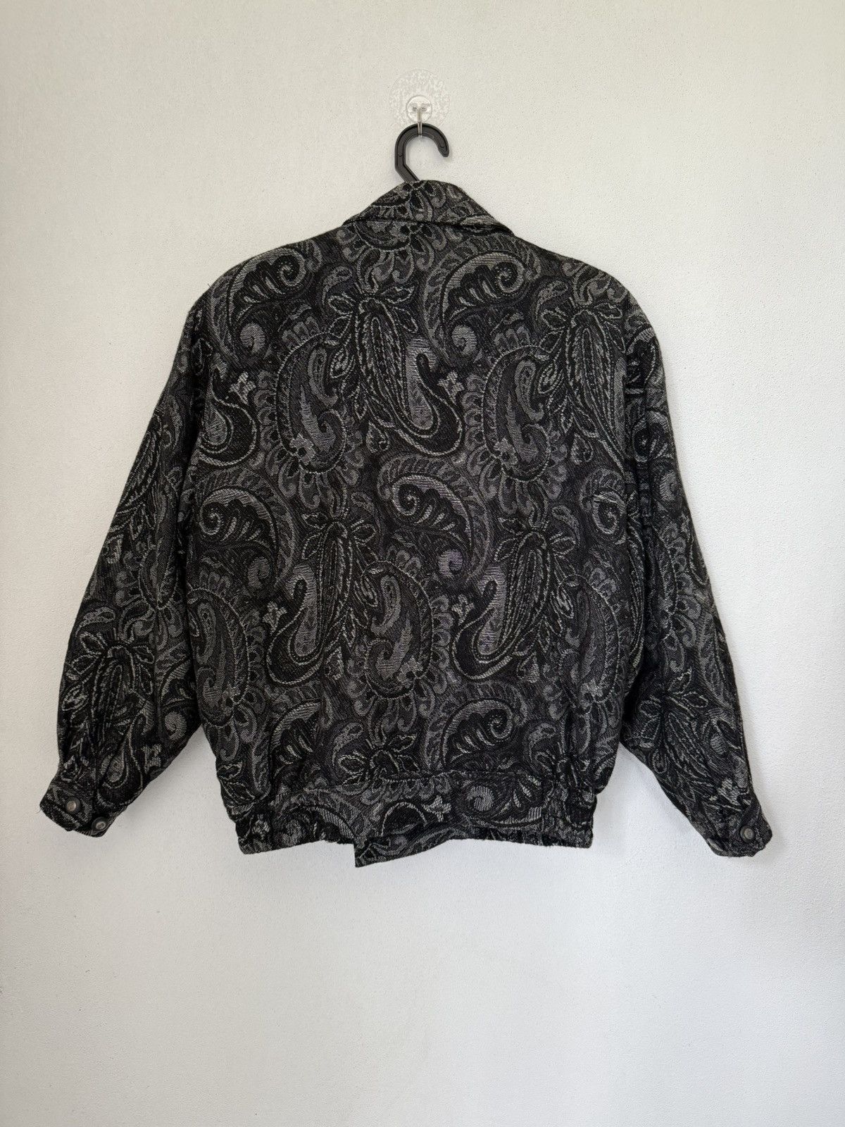 Japanese Brand × Y's × Y's for Men Y'S PAISLEY JACKET JAPAN TRADITIONAL DESIGN BLACK STYLE Size US M / EU 48-50 / 2 - 5 Thumbnail