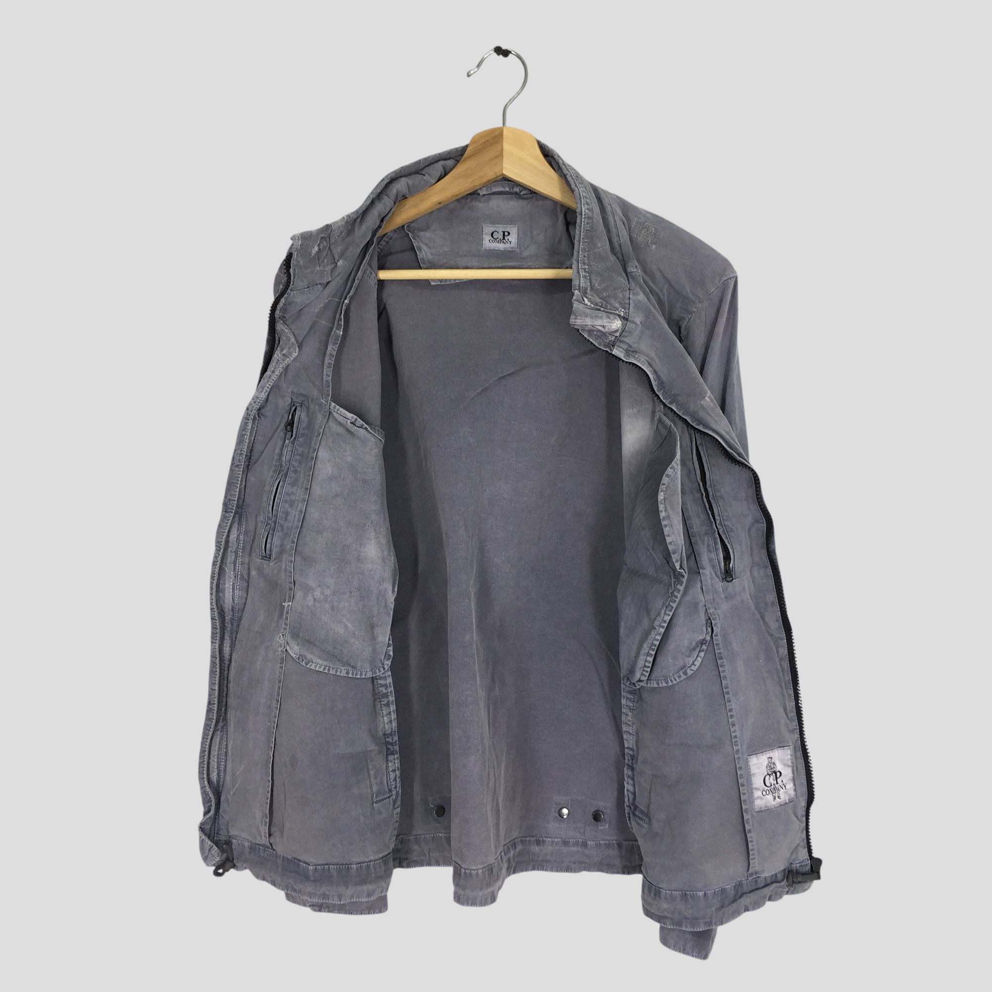 C.P. Company Vintage Heavy Used C.P Company Denim Jacket Jeans Size US M / EU 48-50 / 2 - 2 Thumbnail