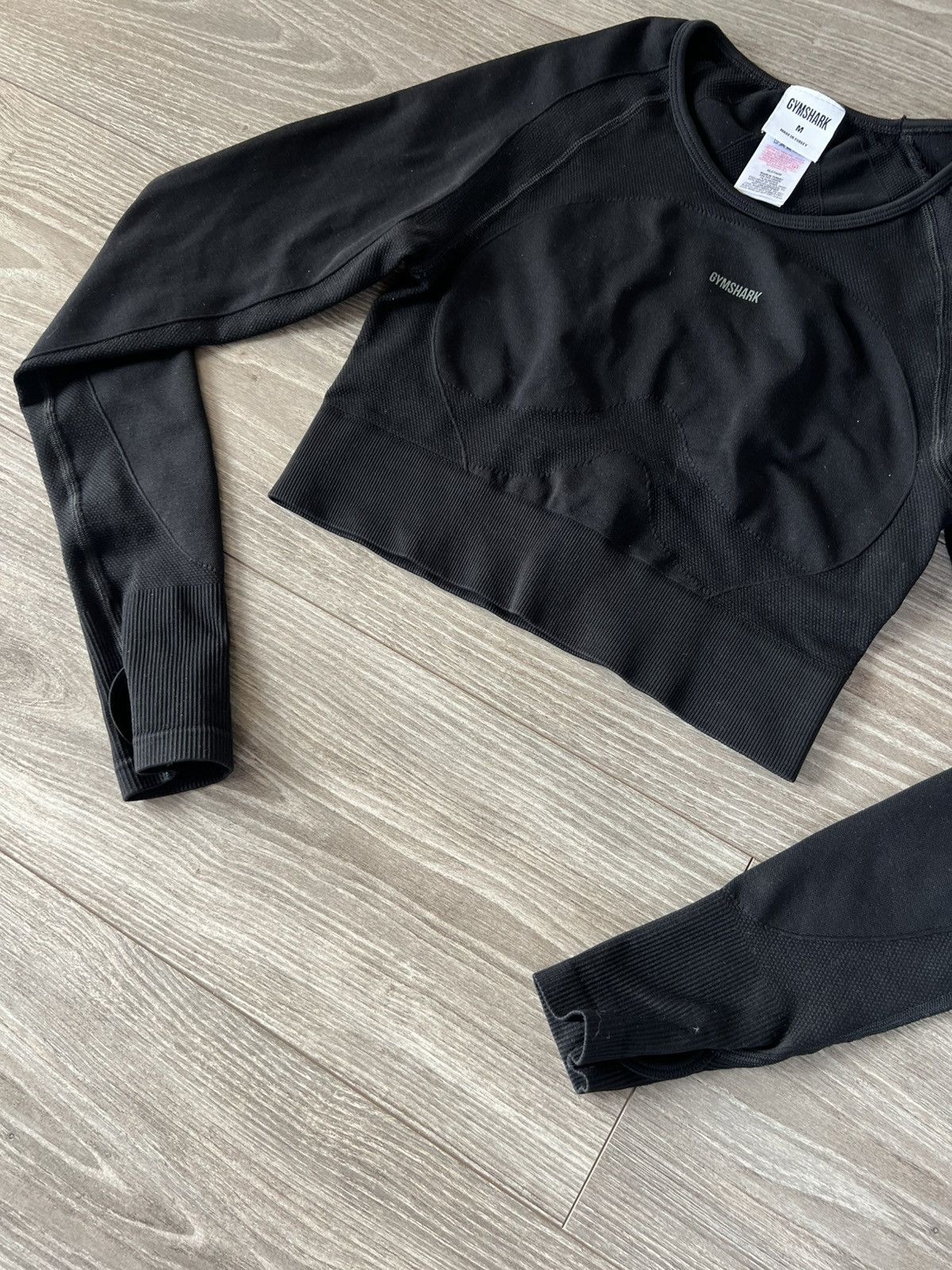 Gymshark ‼️Gymshark Womans Long Sleeve Onyx Straight Fit Gym Top‼️ Size M / US 6-8 / IT 42-44 - 11 Thumbnail
