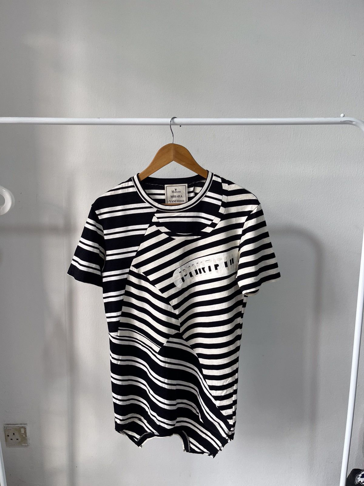 Maison MIHARA YASUHIRO Rare SAMPLE Miharayasuhiro Cut and Sew Rework Tee A2 Size US M / EU 48-50 / 2 - 3 Thumbnail