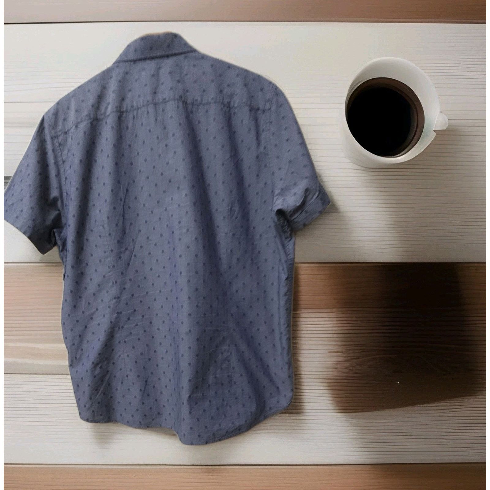 Ted Baker Ted Baker Men's Shirt Size 5 Short Sleeve Button Up Hamok Size US M / EU 48-50 / 2 - 3 Thumbnail