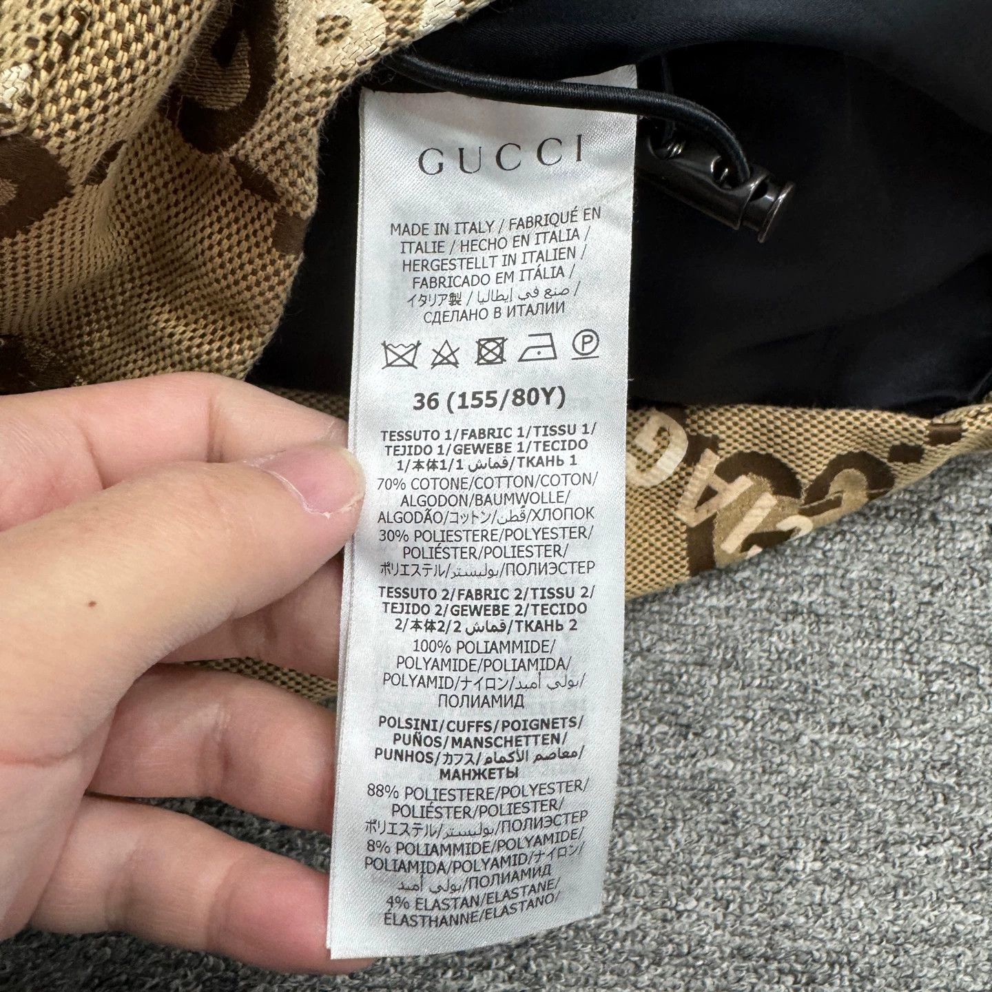 Gucci Gucci Balenciaga Text Print Jacket 36 Size US XXS / EU 40 - 3 Thumbnail