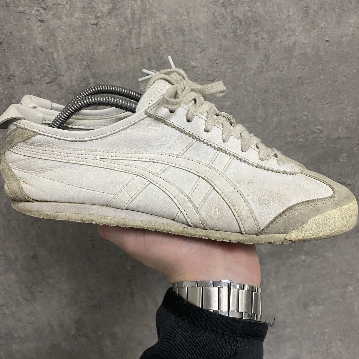Asics Vintage Asics Onitsuka Tiger Mexico 66 White Sneakers Size US 7.5 / EU 40-41 - 5 Thumbnail