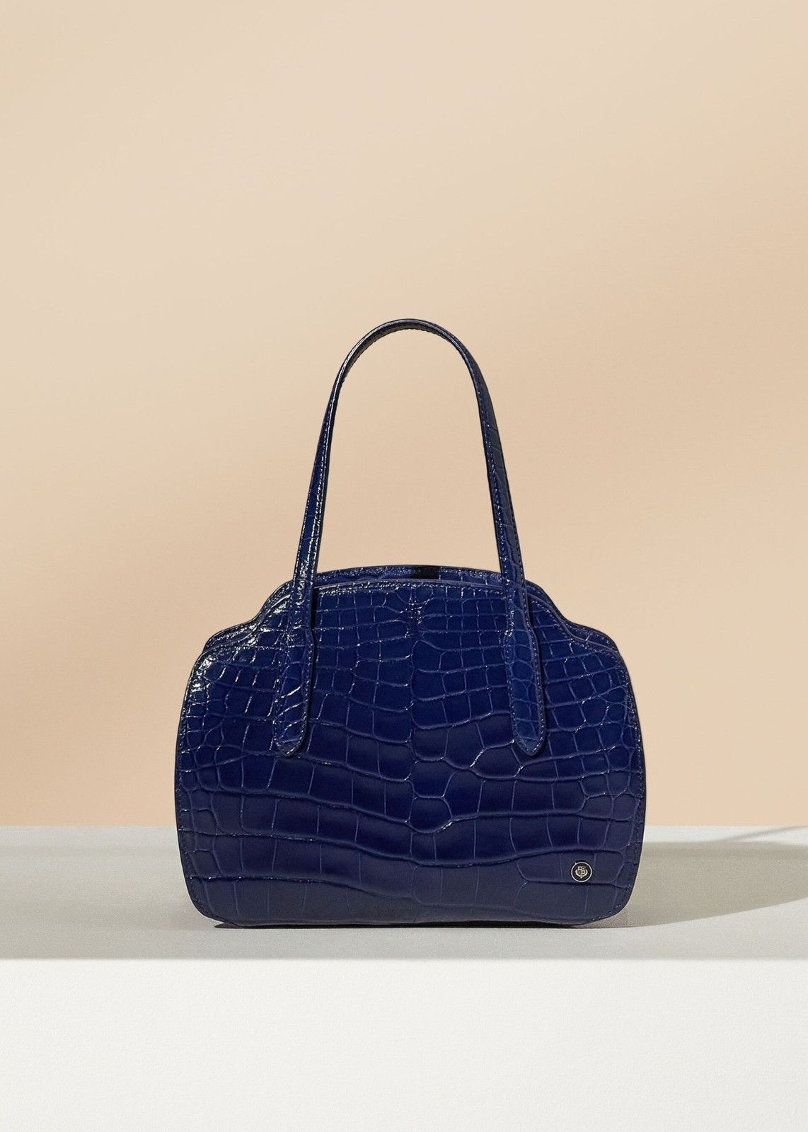 Loro Piana o1srvl11e0924 Size:/OS Sesia Alligator Skin Tote Bag in Blue Size ONE SIZE - 1 Thumbnail