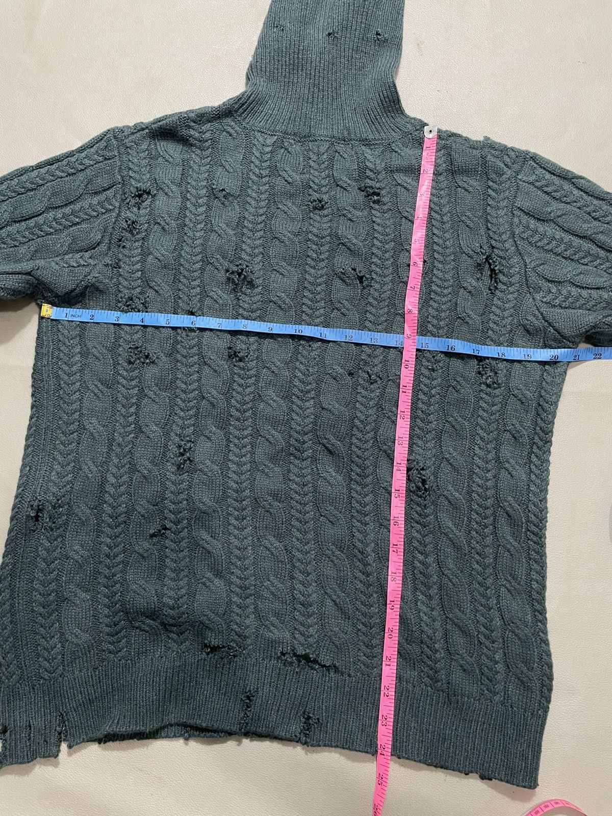 GOA Japanese Distressed Knittwear Destroyed Trashed Size US L / EU 52-54 / 3 - 5 Thumbnail