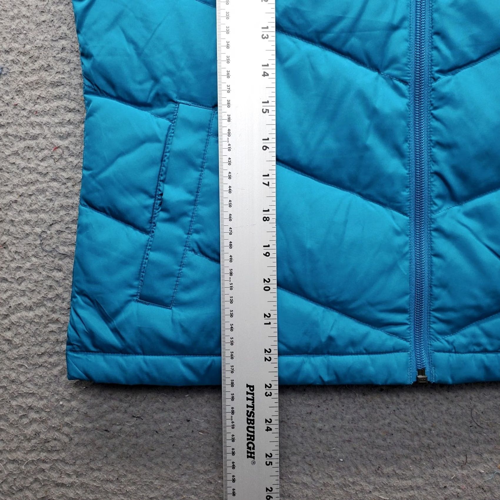 Lands' End Lands' End Down Puffer Vest Womens S Blue Quilted Winter Sleeveless Full Zip Vest Size S / US 4 / IT 40 - 3 Thumbnail
