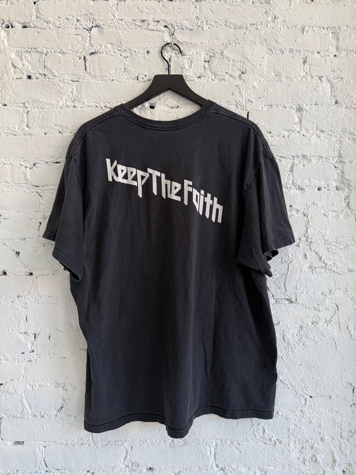 Vintage 2000s JUDAS PRIEST ‘KEEP THE FAITH’ TEE Size US XXL / EU 58 / 5 - 2 Thumbnail