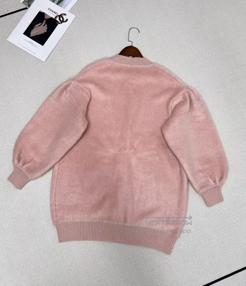 Fendi Fendi Solid Color Logo Pocket Knit Cardigan Size XS / US 0-2 / IT 36-38 - 3 Thumbnail