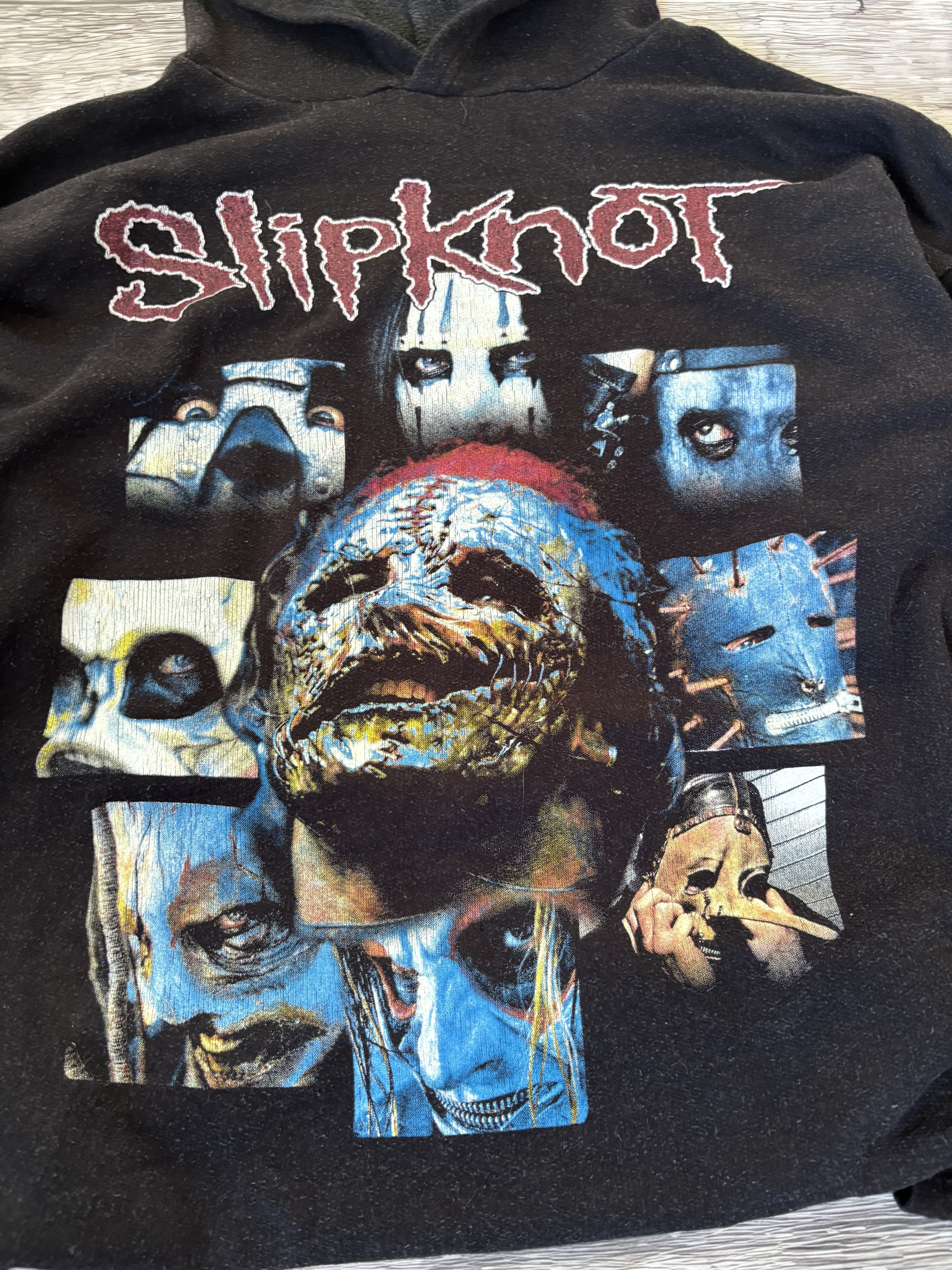Hysteric Glamour VTG BALENCIAGA STYLE SLIPKNOT BAND TEES METAL HOODIE Size US M / EU 48-50 / 2 - 4 Thumbnail