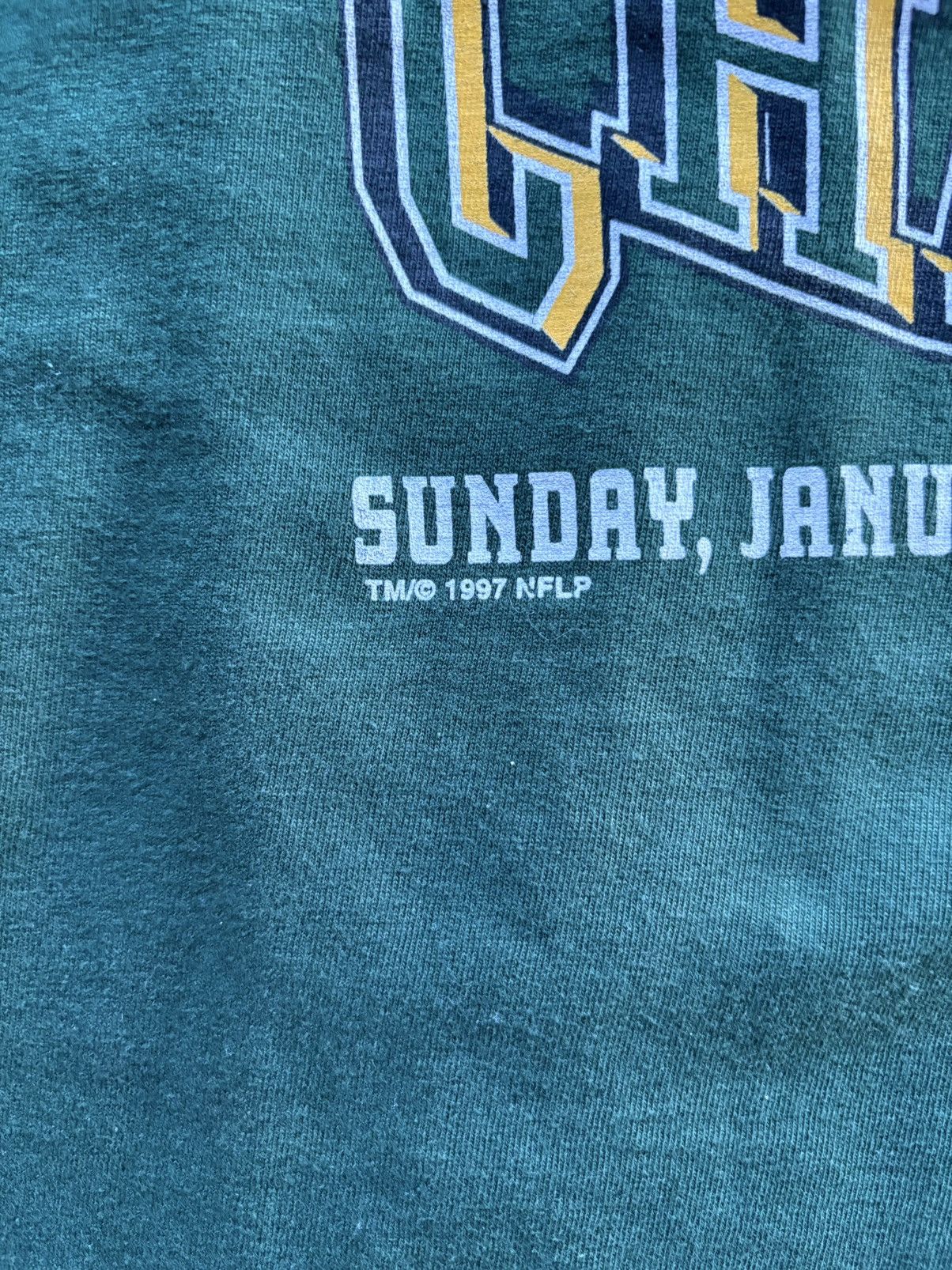 Logo 7 × Vintage Vintage ‘97 Green Bay Packers NFC Champs Shirt Size US XL / EU 56 / 4 - 3 Thumbnail
